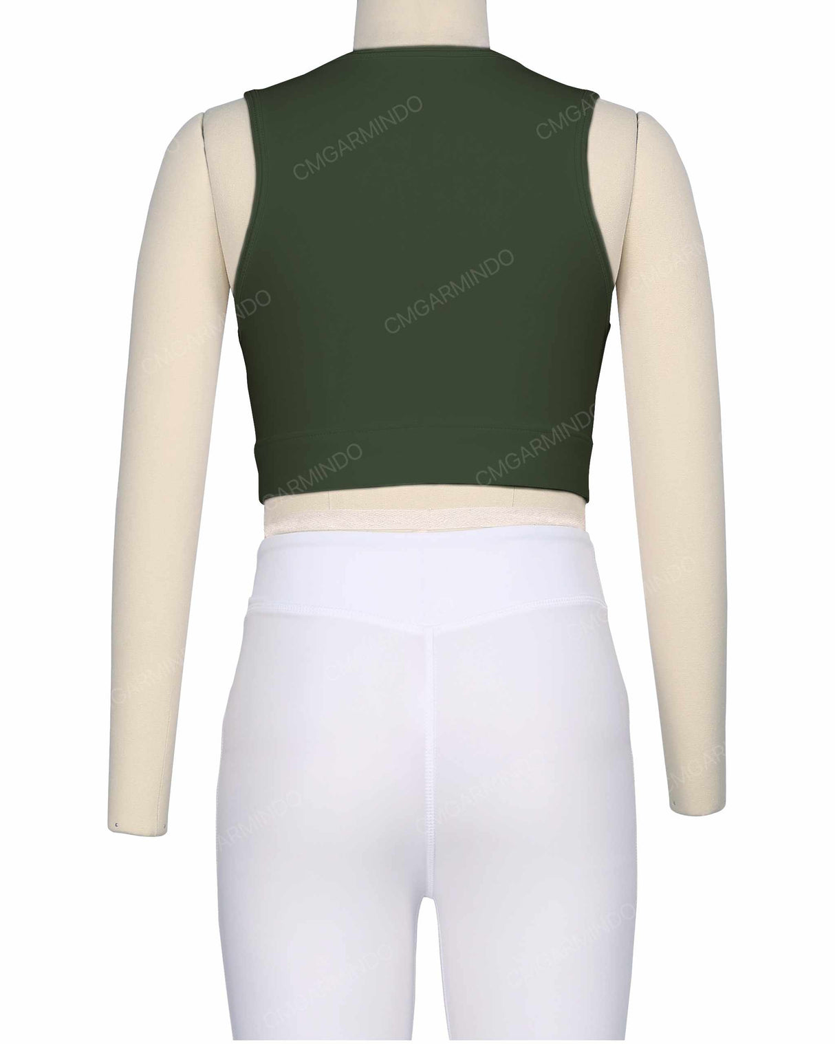 Sleeveless Multipanel Top