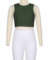 Sleeveless Multipanel Top