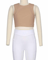 Sleeveless Multipanel Top