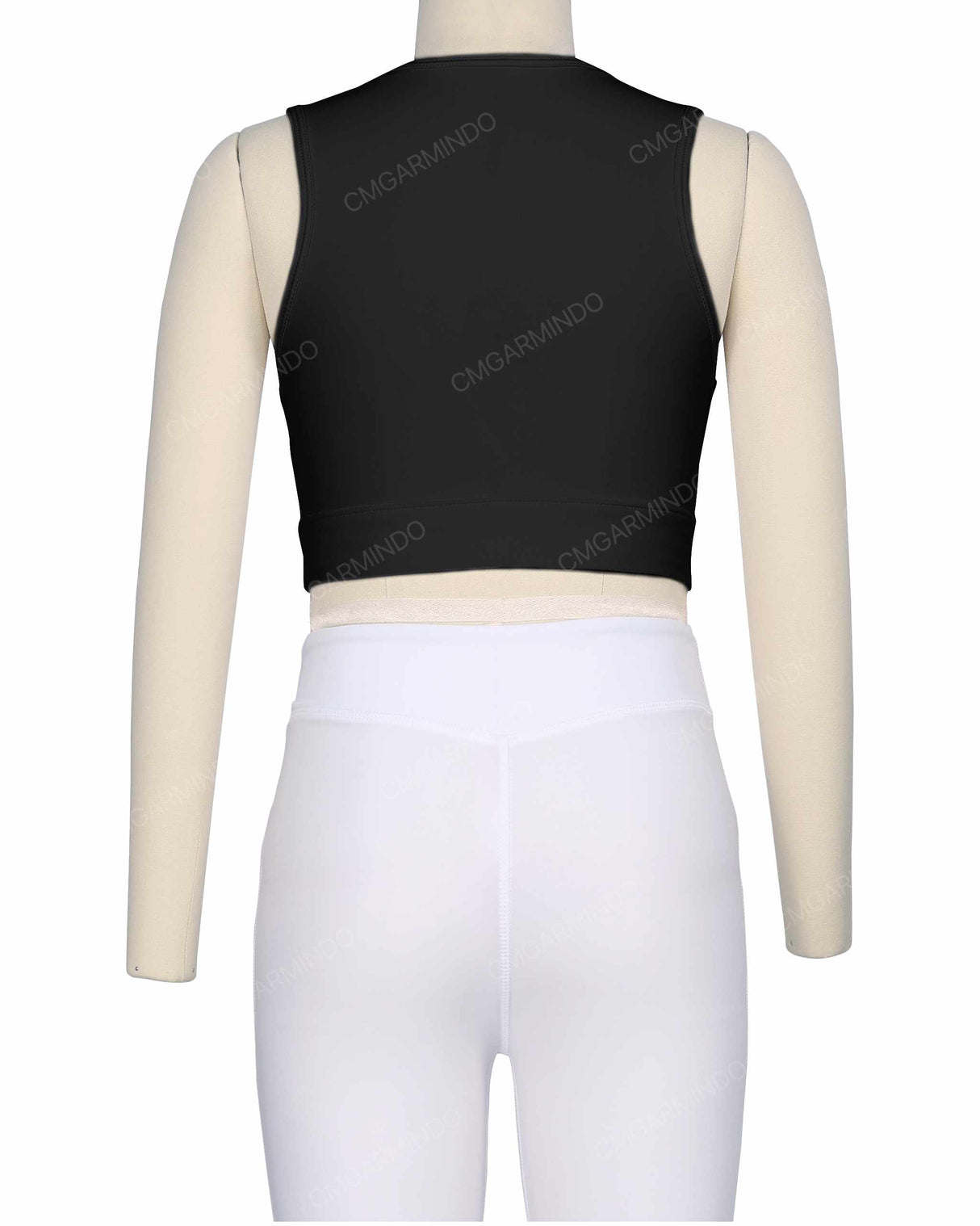 Sleeveless Multipanel Top