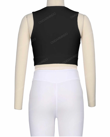 Sleeveless Multipanel Top