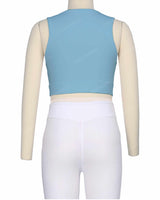 Sleeveless Multipanel Top