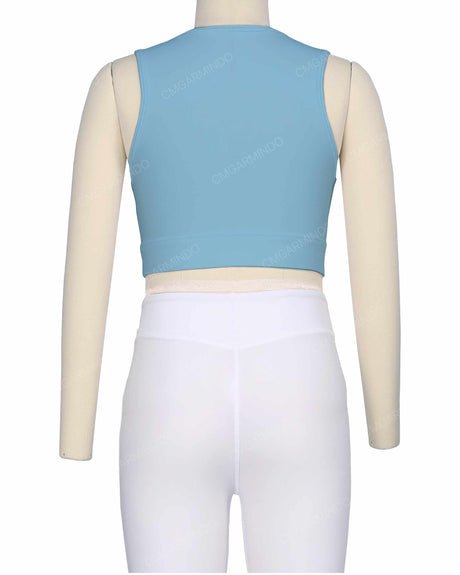 Sleeveless Multipanel Top