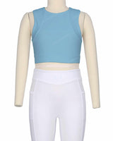 Sleeveless Multipanel Top