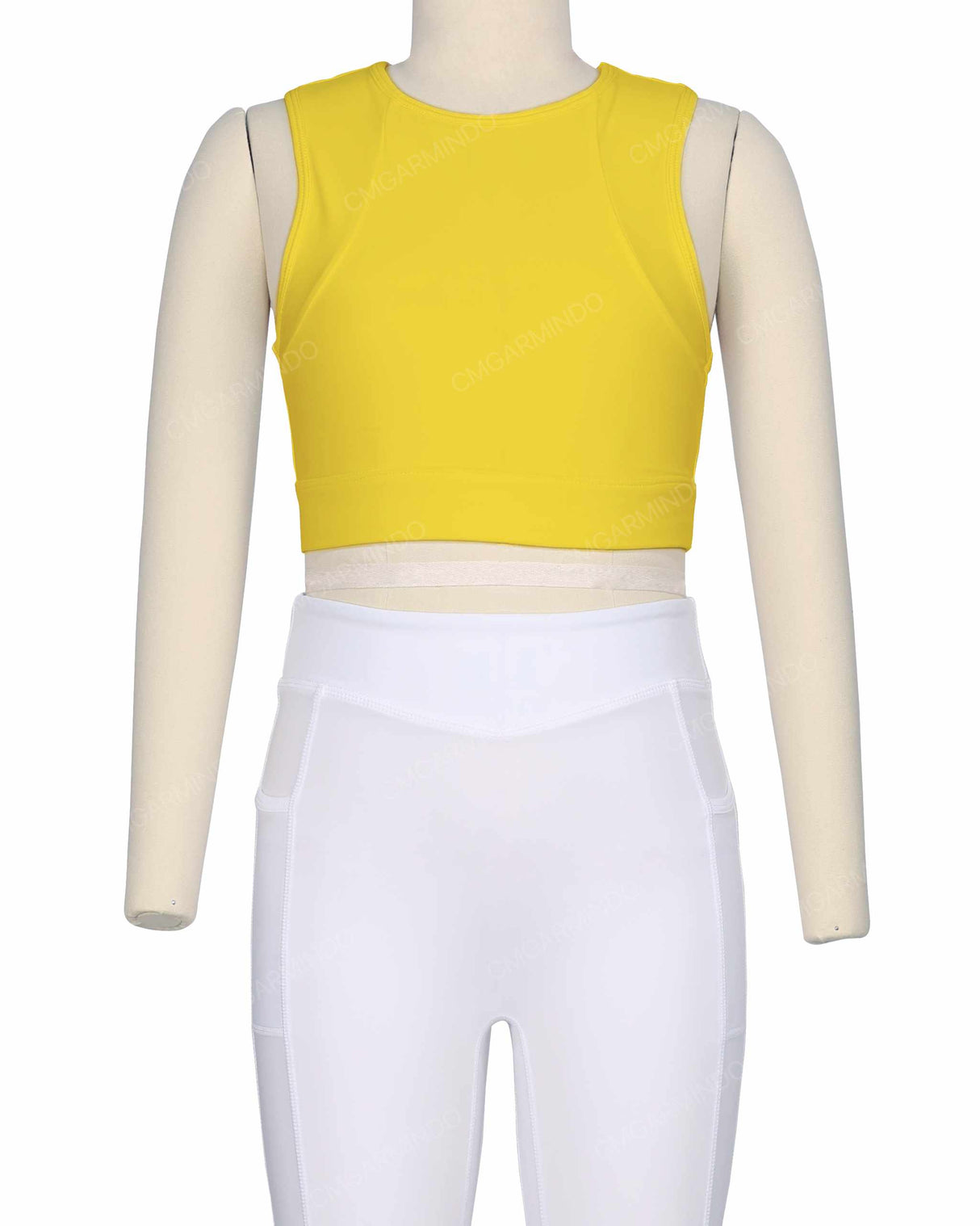 Sleeveless Multipanel Top