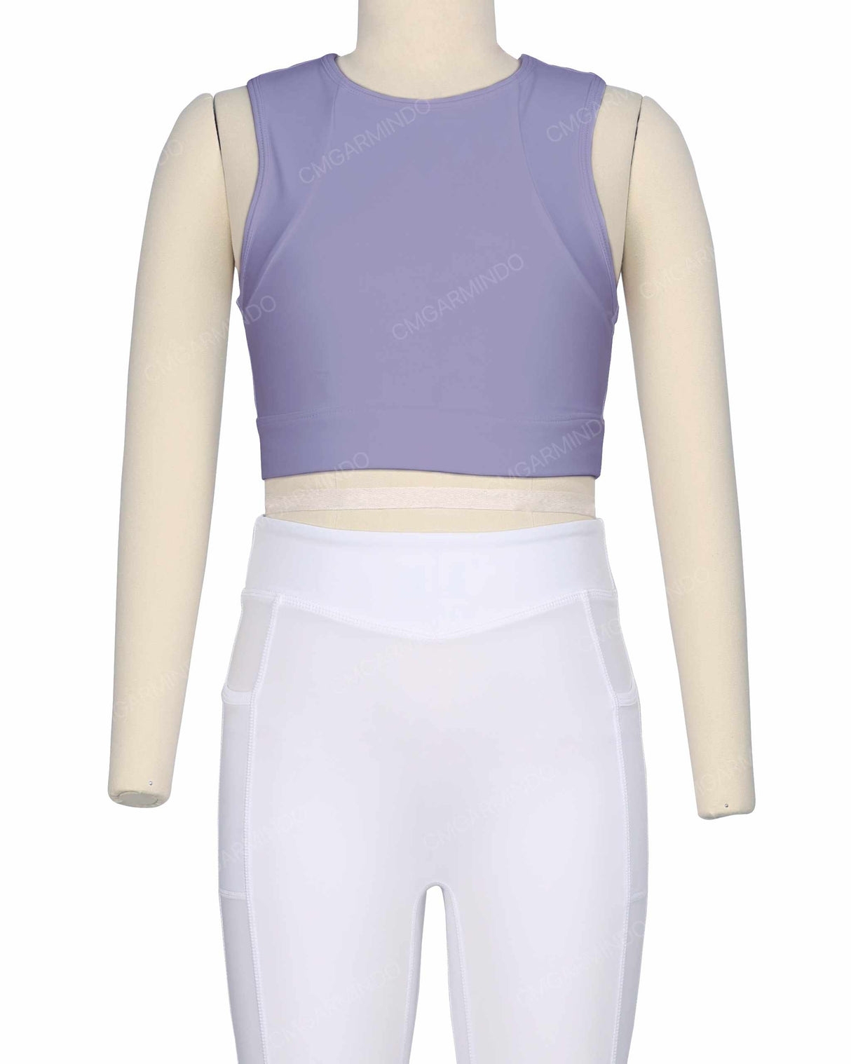 Sleeveless Multipanel Top