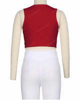 Sleeveless Multipanel Top