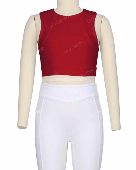 Sleeveless Multipanel Top