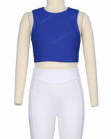 Sleeveless Multipanel Top
