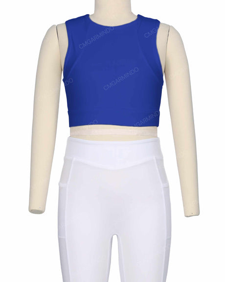 Sleeveless Multipanel Top