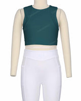 Sleeveless Multipanel Top