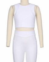 Sleeveless Multipanel Top