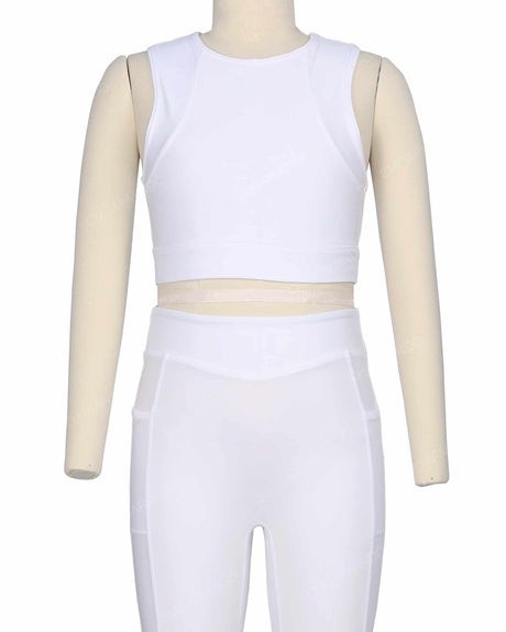 Sleeveless Multipanel Top