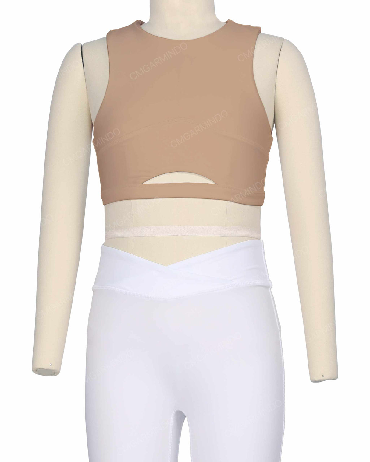 Sleeveless Front Cut Out Top