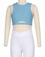 Sleeveless Front Cut Out Top
