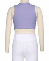 Sleeveless Front Cut Out Top