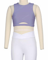 Sleeveless Front Cut Out Top