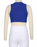 Sleeveless Front Cut Out Top