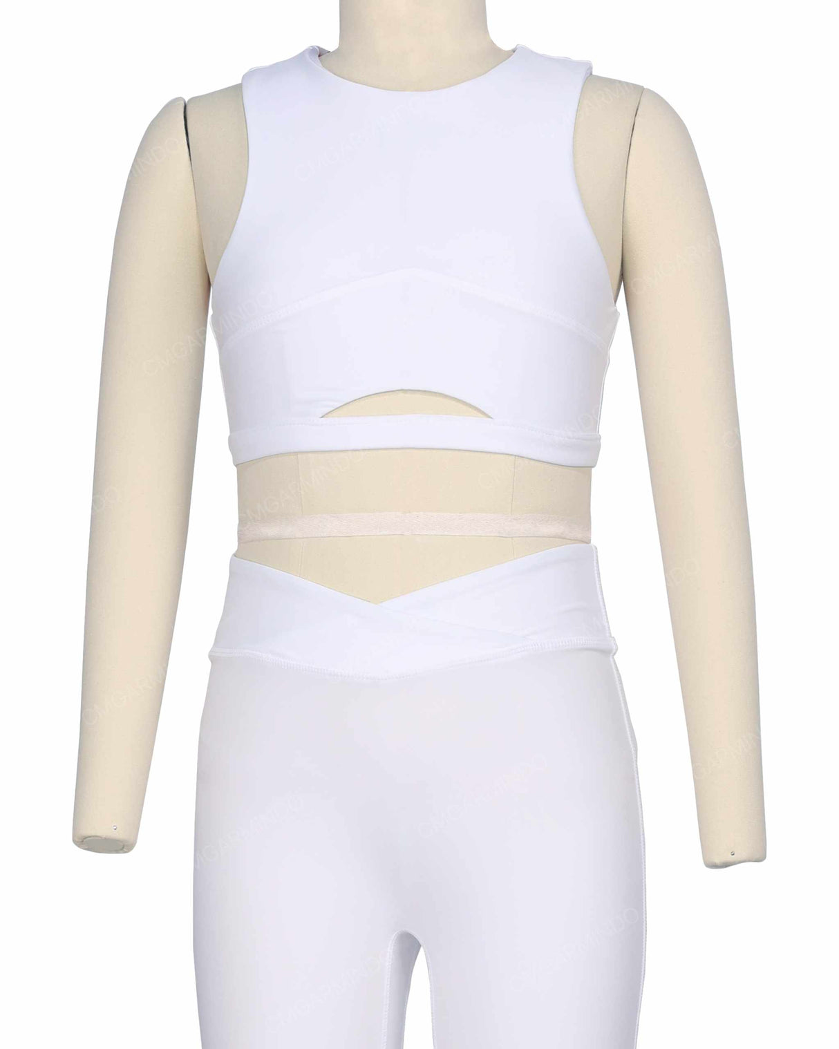 Sleeveless Front Cut Out Top