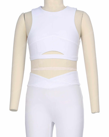 Sleeveless Front Cut Out Top