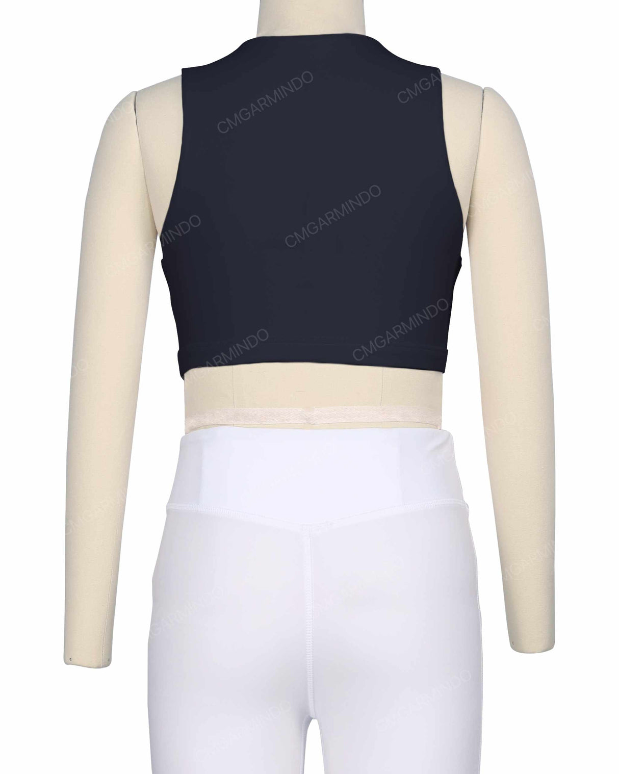 Sleeveless Front Cut Out Top