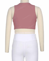 Sleeveless Front Cut Out Top