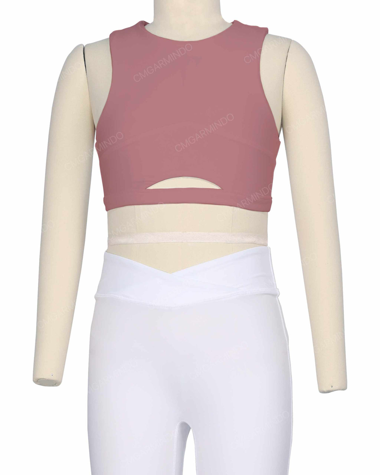 Sleeveless Front Cut Out Top
