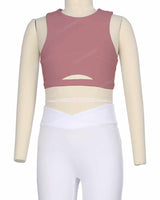 Sleeveless Front Cut Out Top