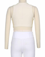 Sleeveless Front Cut Out Top