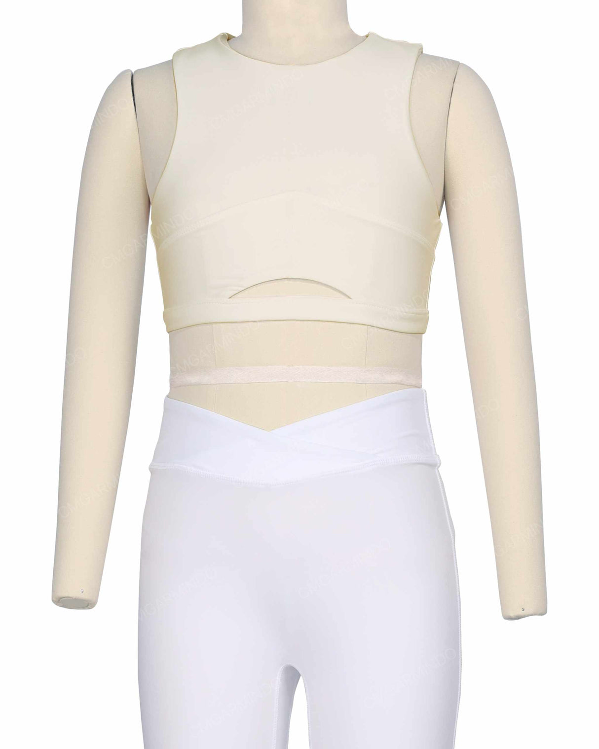 Sleeveless Front Cut Out Top