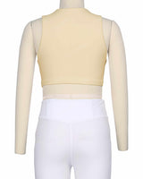Sleeveless Front Cut Out Top