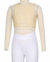 Sleeveless Front Cut Out Top