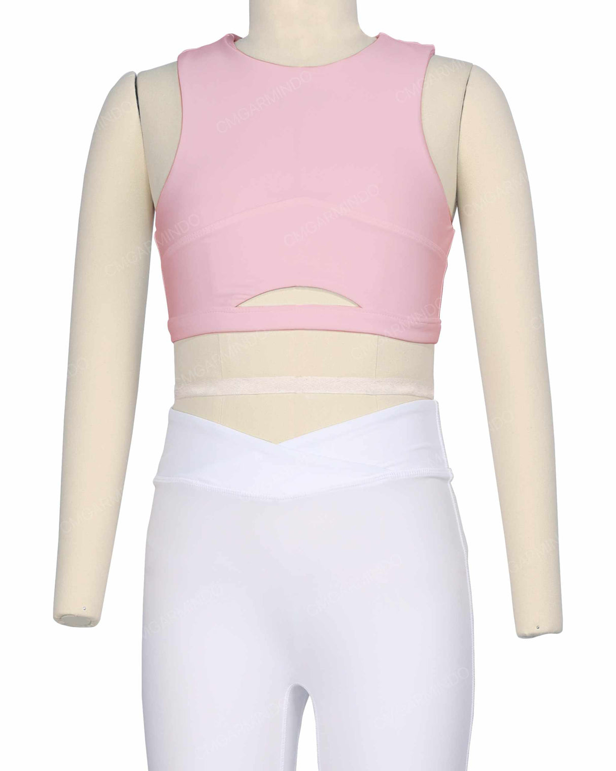 Sleeveless Front Cut Out Top