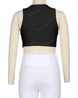 Sleeveless Front Cut Out Top