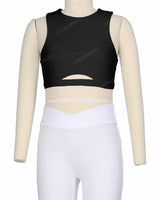 Sleeveless Front Cut Out Top
