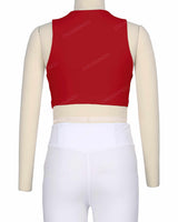 Sleeveless Front Cut Out Top