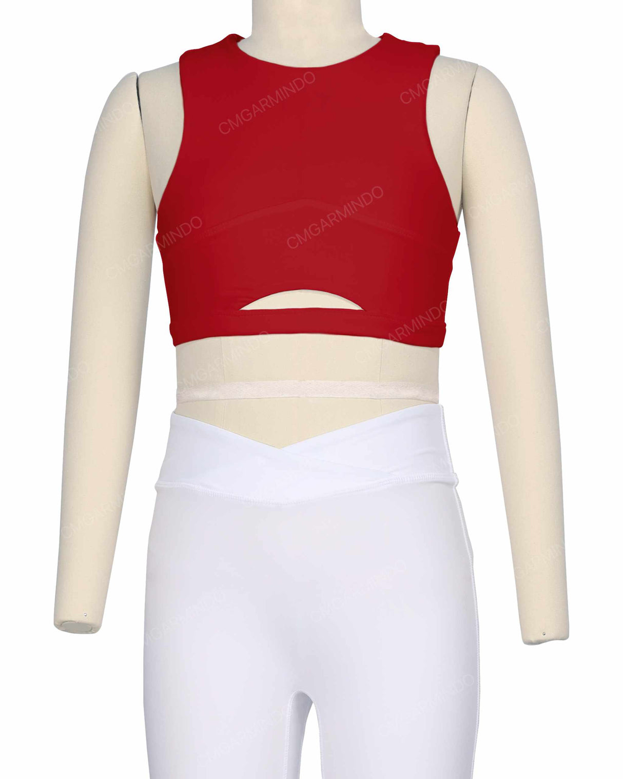 Sleeveless Front Cut Out Top
