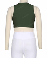 Sleeveless Front Cut Out Top