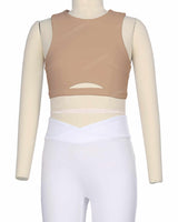 Sleeveless Front Cut Out Top