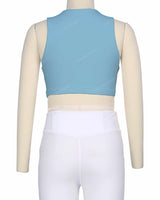 Sleeveless Front Cut Out Top