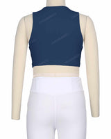 Sleeveless Front Cut Out Top