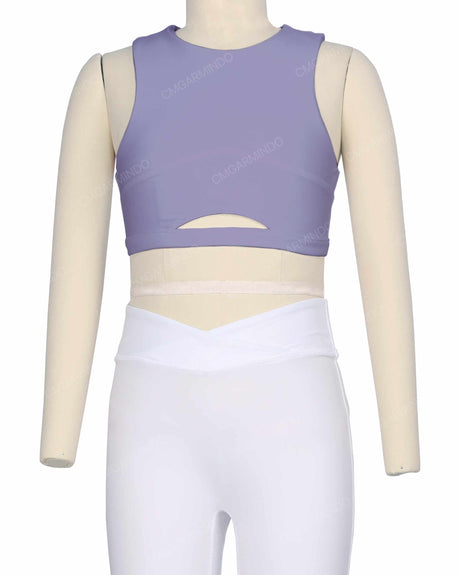 Sleeveless Front Cut Out Top
