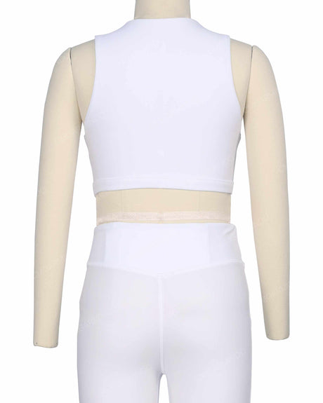 Sleeveless Front Cut Out Top