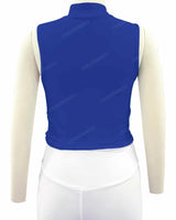 Sleeveless 1/4 Zip High Neck Crop Top