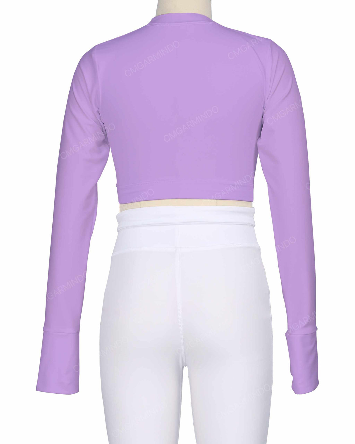 Long Sleeve Cross Waist Top