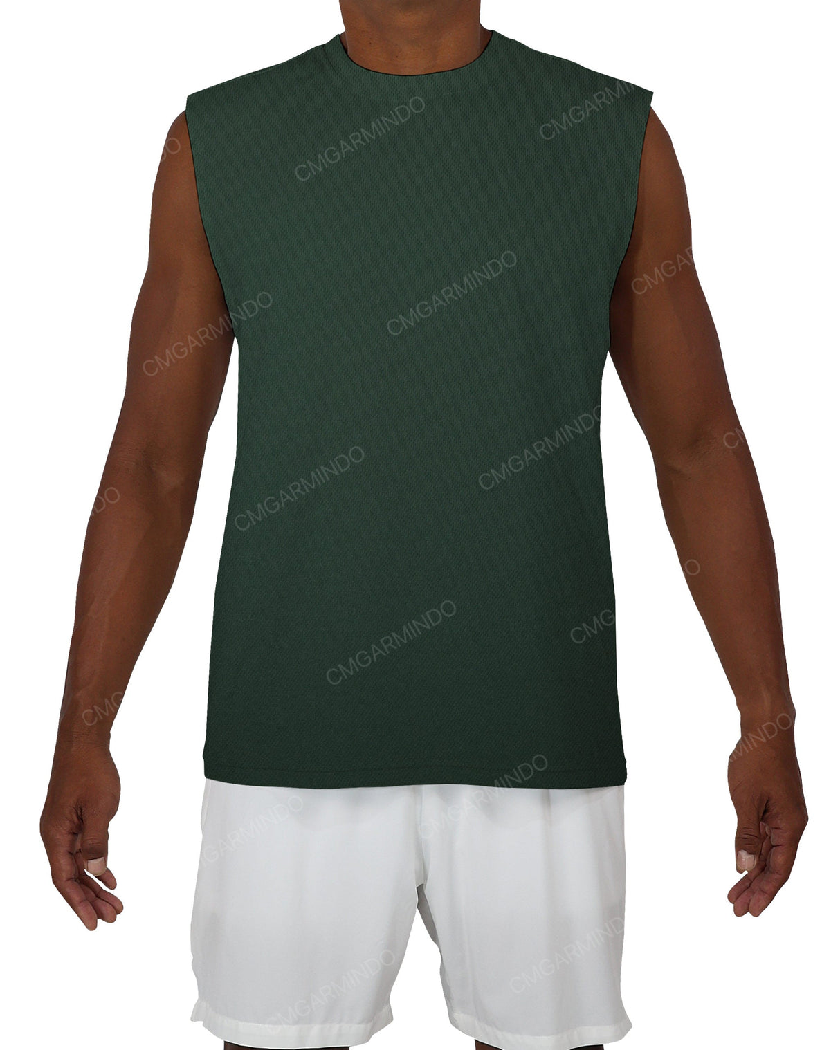 Sleeveless Crew Neck T-Shirt