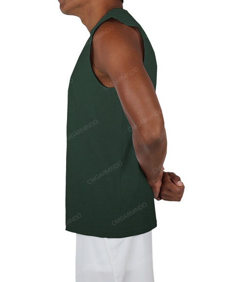 Sleeveless Crew Neck T-Shirt