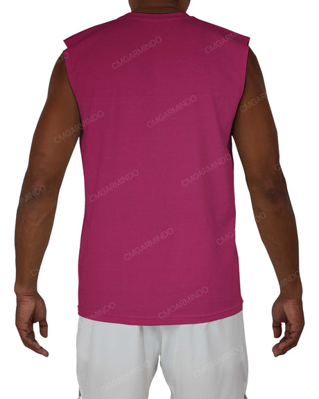 Sleeveless Crew Neck T-Shirt