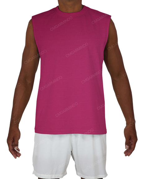 Sleeveless Crew Neck T-Shirt