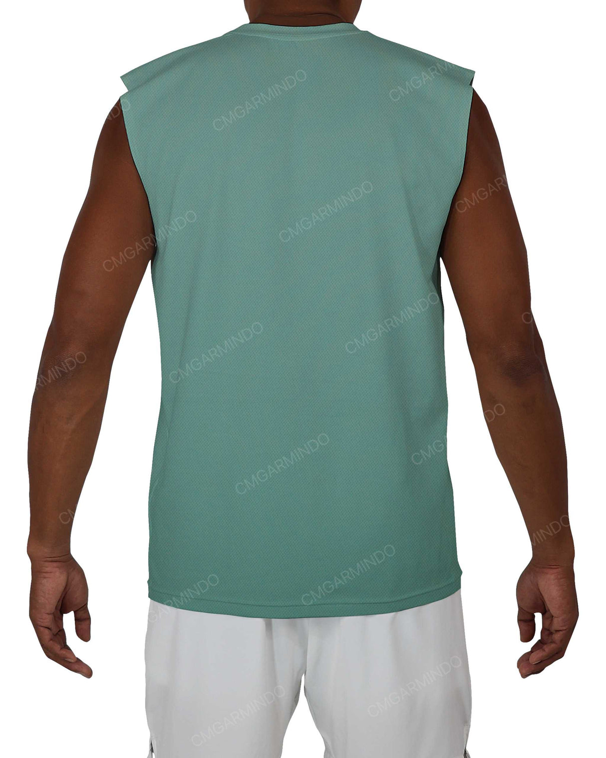 Sleeveless Crew Neck T-Shirt